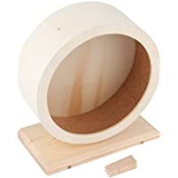 Los mejores  - Hamster Running Toy- Rueda de Ejercicio de Madera Mascotas Rueda Divertida para Correr Herramientas Naturales para…